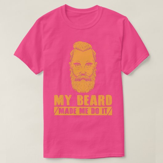 T-shirt Ma Barbe M'A Fait Le Faire À Plein Porte-Barbe Hom (Design devant)