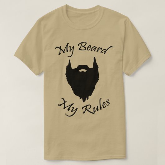 T-shirt Ma barbe mes règles 3 (Design devant)