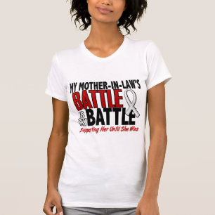 T-shirt Ma bataille trop 1 CANCER d'OS/POUMON de