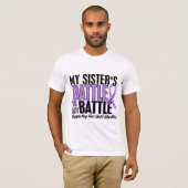 T-shirt Ma bataille trop 1 lymphogranulomatose maligne de (Devant entier)