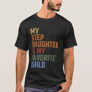 T-shirt Ma belle-fille est mon enfant préféré drôle vintag