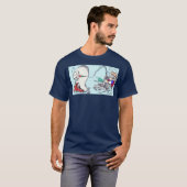 T-shirt Ma chemise de pêche (Devant entier)