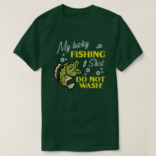 T-SHIRT MA CHEMISE DE PÊCHE CHANCEUSE