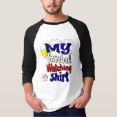 T-shirt Ma Chemise de Regard de Baseball (Devant)