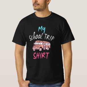 T-shirt Ma chemise de voyage à l'école