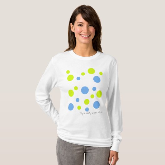 T-shirt Ma chemise mousseuse (Devant entier)