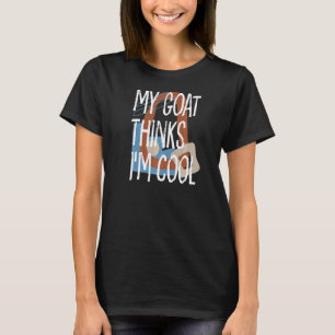 T-shirt Ma Chèvre Pense Que Je Suis Cool Agriculteur Anima