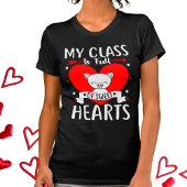T-shirt Ma Classe Est Pleine De Coeurs Sucrés Valentine
