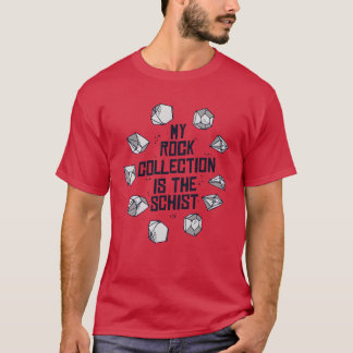 T-shirt Ma collection de roches Ishe Schist Géologue famil