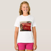 T-shirt Ma Corvette rouge (Devant entier)