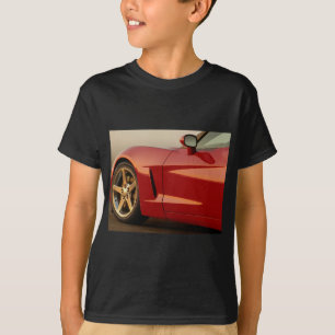 T-shirt Ma Corvette rouge