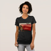 T-shirt Ma Corvette rouge (Devant entier)