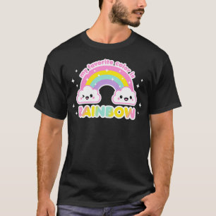 T-shirt Ma Couleur Préférée Est Arc En Ciel Kawaii Mignons