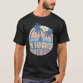 T-shirt Ma couleur préférée est l'océan (Devant)