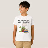 T-shirt Ma cuisson vous fera le chef de Baker de (Devant entier)