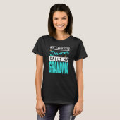 T-shirt Ma danseuse préférée m'appelle grand-mère danseuse (Devant entier)