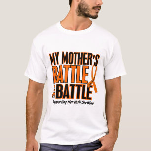 T-shirt Ma de bataille leucémie de mère trop