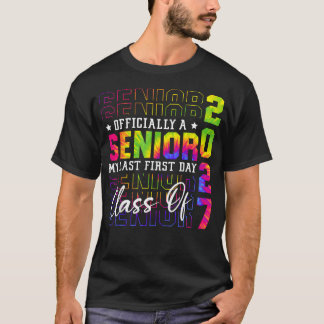 T-shirt Ma Dernière Première Journée Senior 2027 Promotion