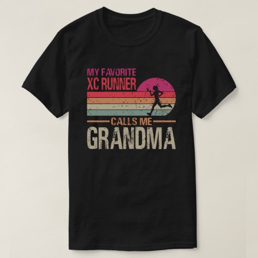T-shirt Ma favorite Cross Country Runner (Design devant)