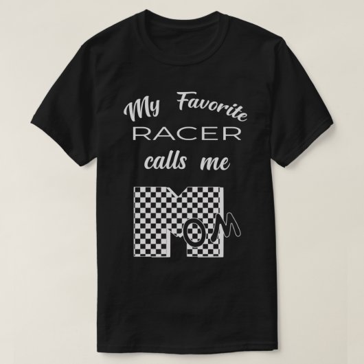 T-shirt Ma favorite Racer Calls (Design devant)