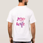 T-shirt Ma femme  (Dos)