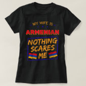 T-shirt Ma Femme Est Arménienne Arménie Patrimoine Racines (Design devant)