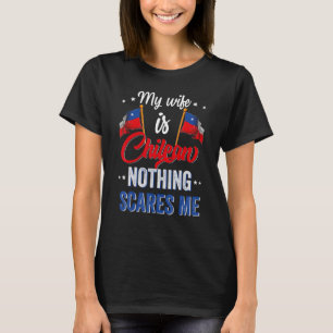 T-shirt Ma Femme Est Chilienne Patrimoine Racines Drapeau