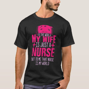 T-shirt Ma Femme Est Infirmière Stéthoscope Infirmière