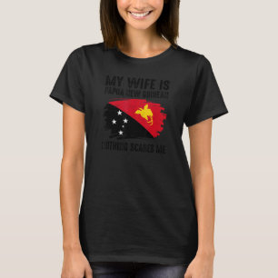 T-shirt Ma Femme Est Papouasie-Nouvelle-Guinée Rien Ne Me