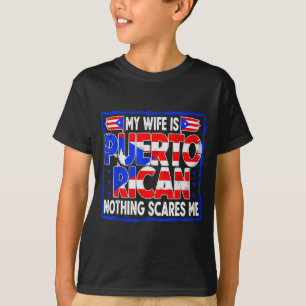 T-shirt Ma femme est portoricaine Rien Es Me Drôle Portori