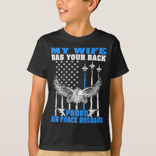 T-shirt Ma femme votre dos fier époux mari conjoint g