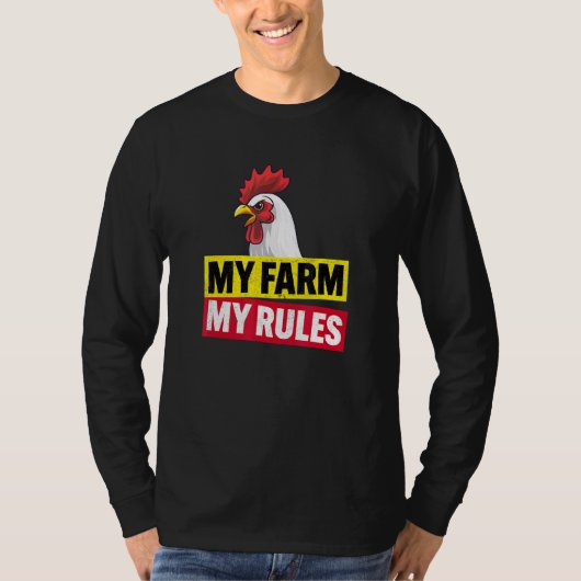 T-shirt Ma ferme Mes règles (Devant)