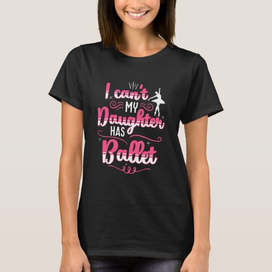 T-shirt Ma Fille A Du Ballon (Devant)