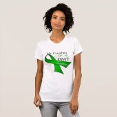 T-shirt Ma fille est survivante de greffe de moelle (Devant entier)