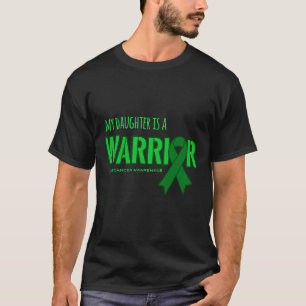 T-shirt Ma fille est un guerrier soutien au cancer du foie