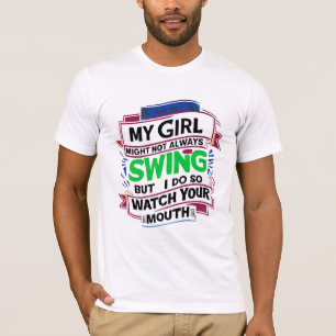 T-shirt Ma Fille Ne Chantera Peut-Être Pas Toujours, Mais 