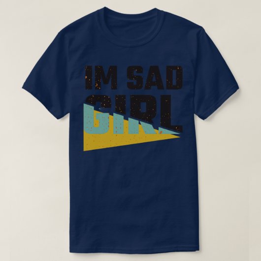 T-shirt Ma fille triste (Design devant)