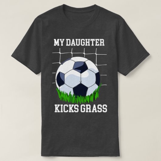 T-shirt Ma fille tue de l'herbe (Design devant)