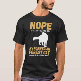 T-shirt Ma Forêt Norvégienne Est Allergique