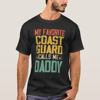 T-shirt Ma Garde Côtière Préférée M'Appelle Papa Vintage R
