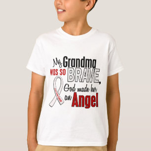 T-shirt Ma grand-maman est un cancer de poumon d'ange