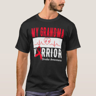 T-shirt Ma Grand-Mère Est Un Guerrier Attaque Stroke Sensi
