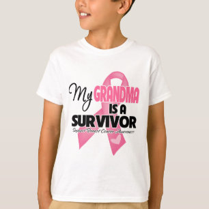 T-shirt Ma grand-mère est une survivante - Cancer du sein