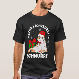 T-shirt Ma guirlande RONRONNE Noël chat fée li