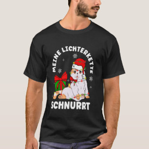 T-shirt Ma guirlande RONRONNE Noël chat fée li