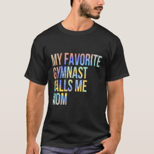 T-shirt Ma Gymnaste Favorite M'Appelle Maman Gymnastique D