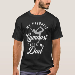 T-shirt Ma Gymnaste Favorite M'Appelle Papa Mat Sports Gym