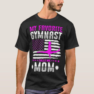 T-shirt Ma gymnaste préférée m'appelle maman Gymnastique 1