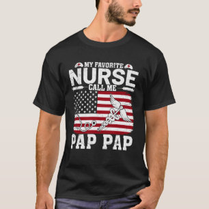 T-shirt Ma infirmière préférée m'appelle Pap Pap Vintage A
