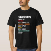 T-shirt Ma Journée Parfaite Pour Les Codeurs Et Les Progra (Devant)